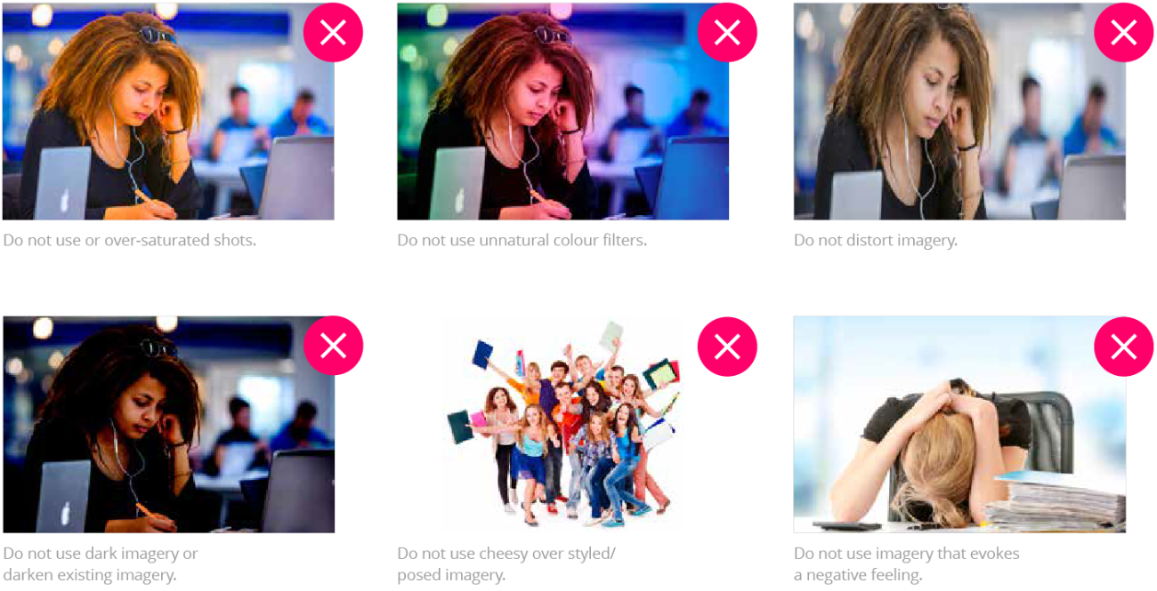 Examples of good and bad photography