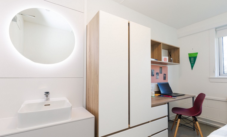 Bedroom in Muirhead House