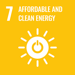 Sustainable Development Goal (SDG) 7 logo - Affordable and Clean Energy