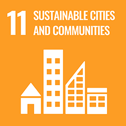 Sustainable Development Goal (SDG) 11 logo - Sustainable Cities and Communities