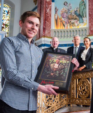 Michael Connolly is researching Brother Walfrid