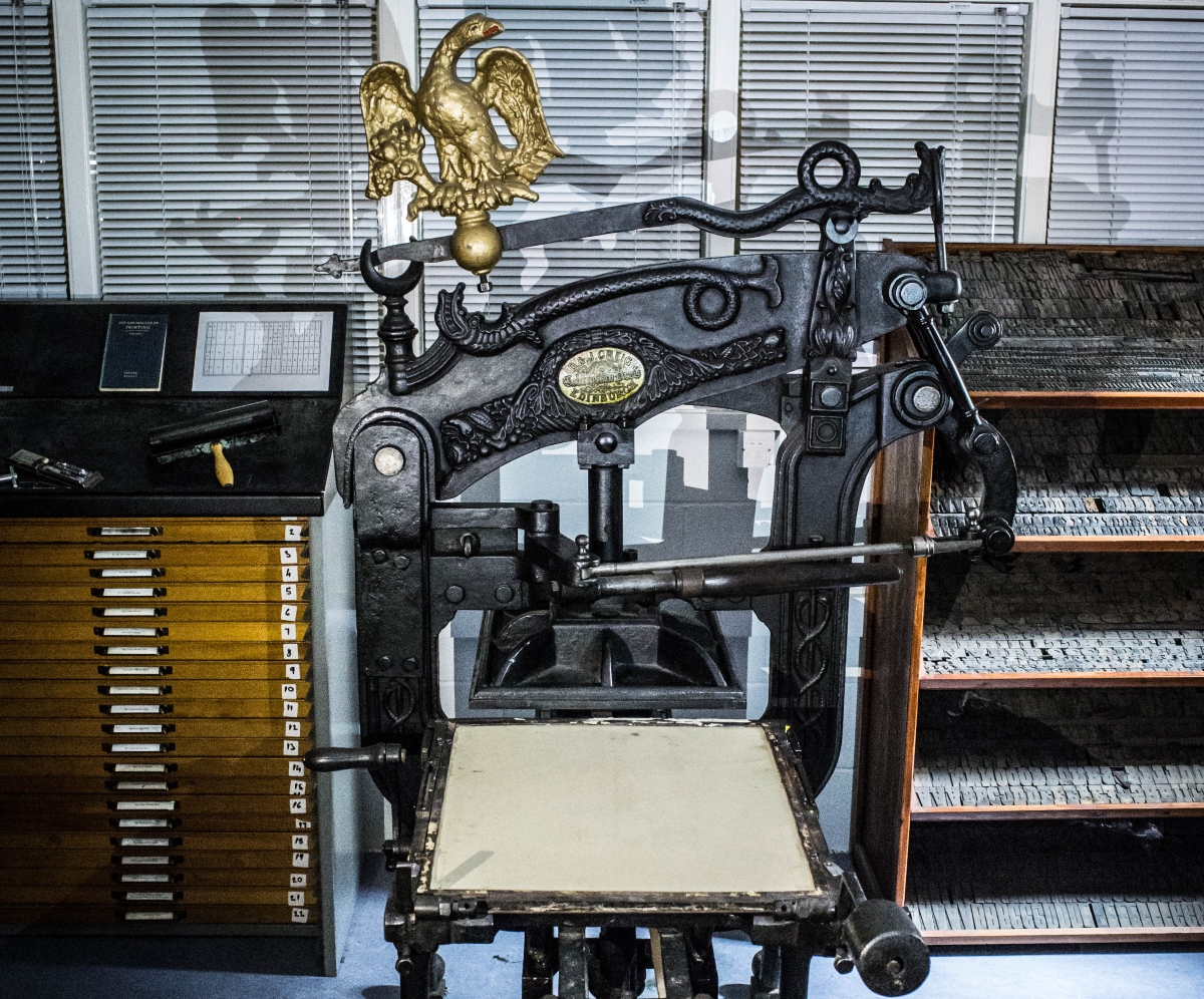 letterpress printing machine