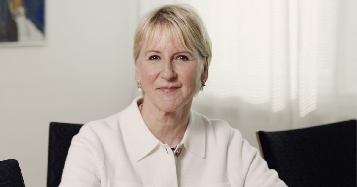 Former Swedish Foreign Minister Margot Wallstrom