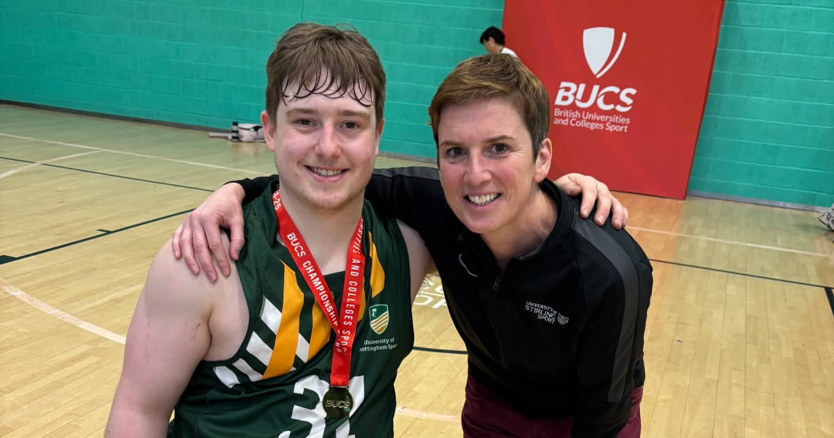 Shayne Humphries is pictured with Cathy Gallagher.