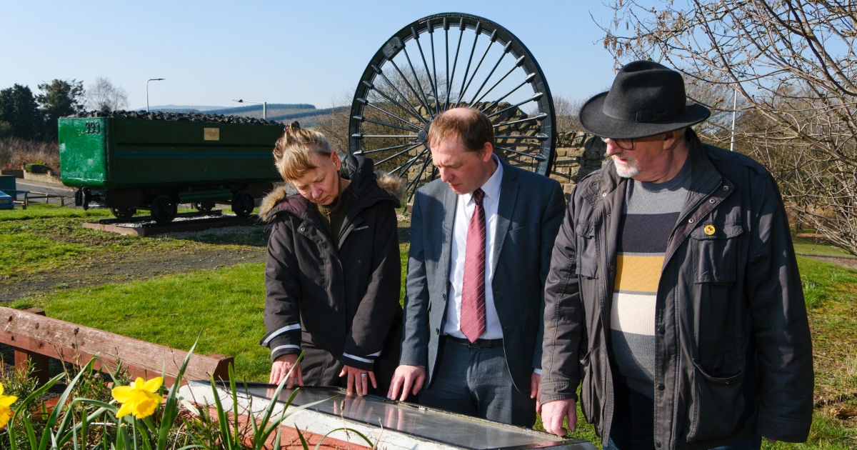 Dr Catherine Mills, Richard Baker MP and Iain Chalmers