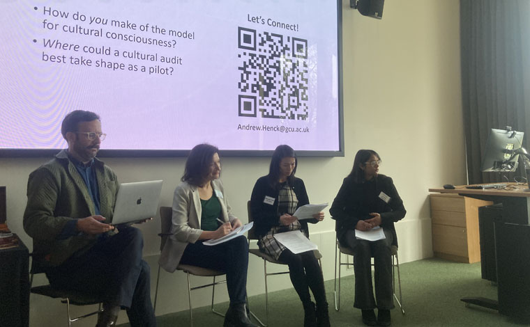 people at conference